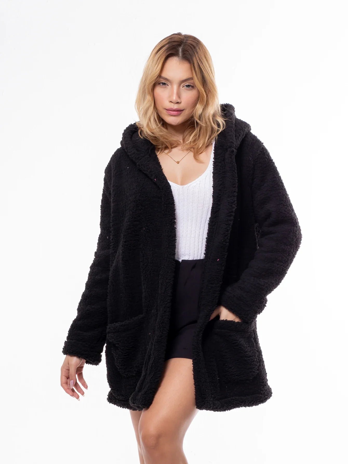 Sobretudo Longo Sherpa