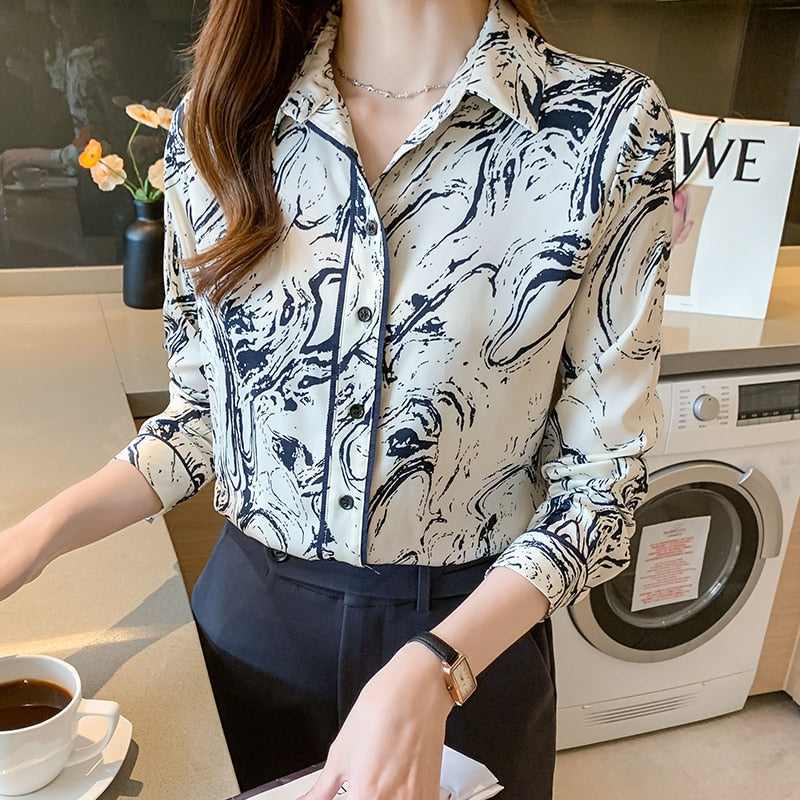 Camisa Social Feminina Mamerin