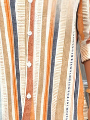 Camisa Feminina Listrada Cubana